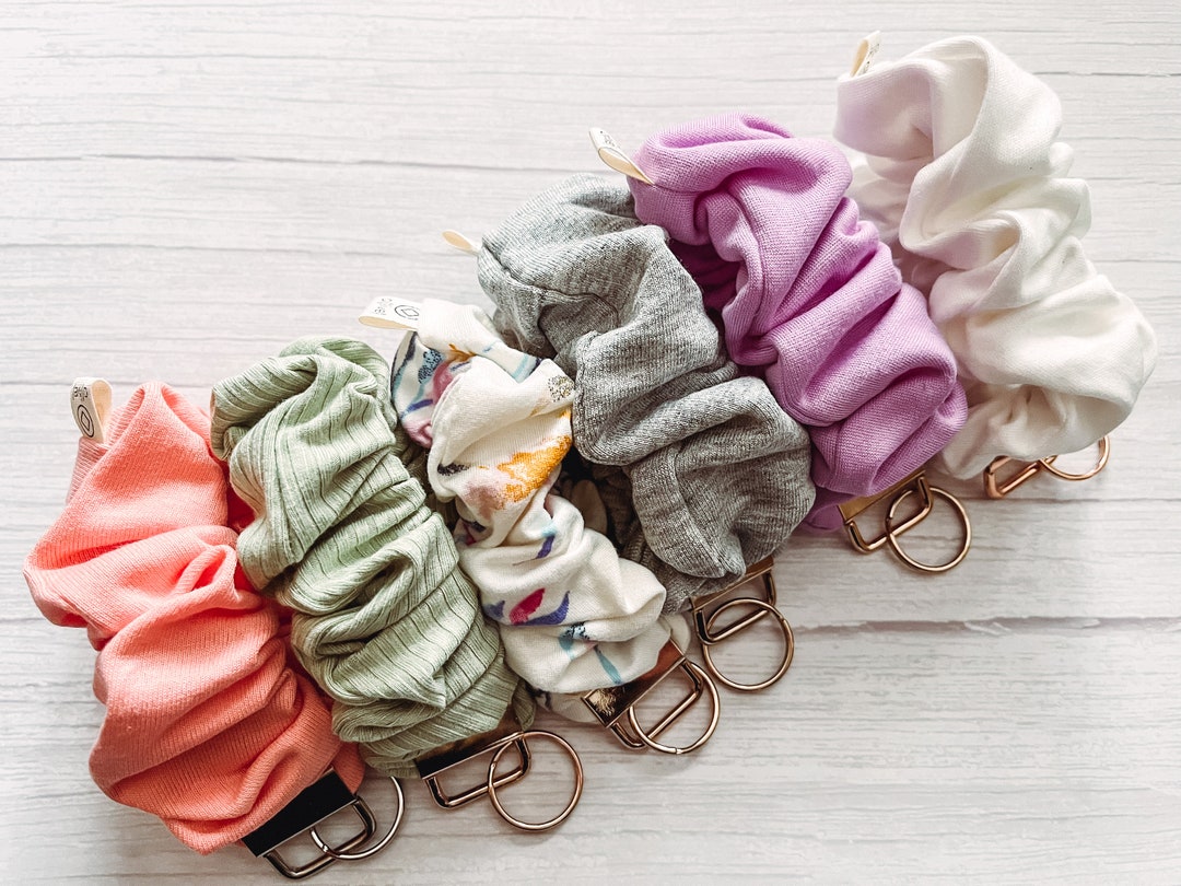 Scrunchies KEYCHAIN Collection Keychain Wrislet Keychain Etsy