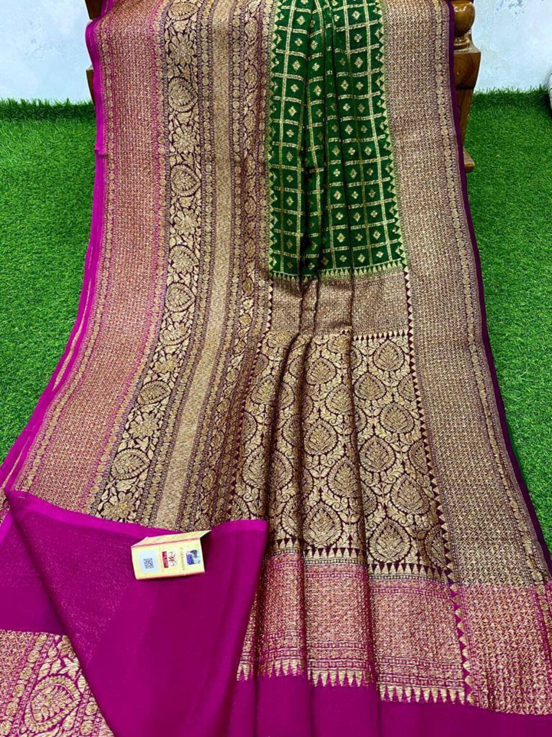 khadi georgette sarees