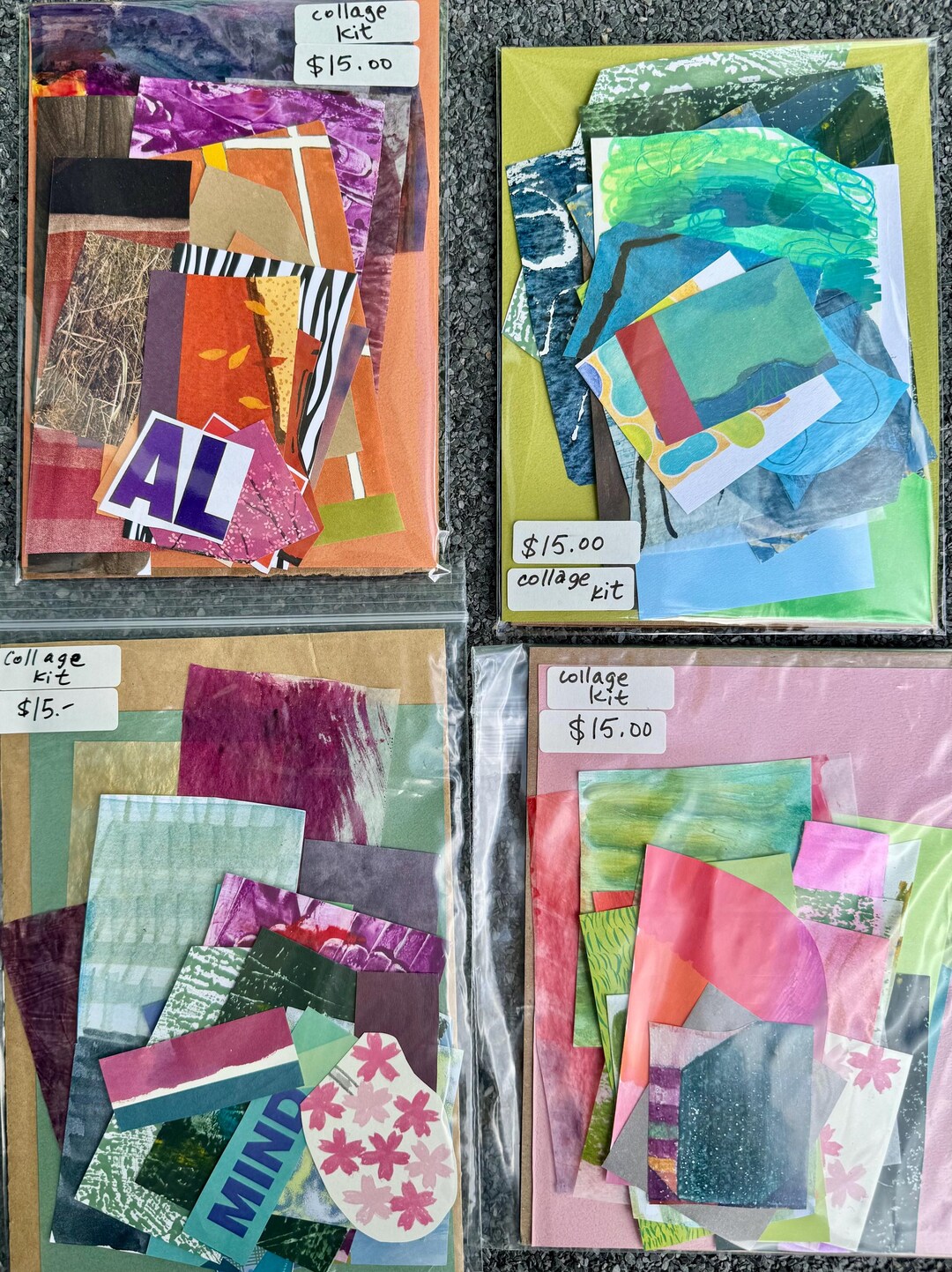 Handmade Collage Kits - Etsy