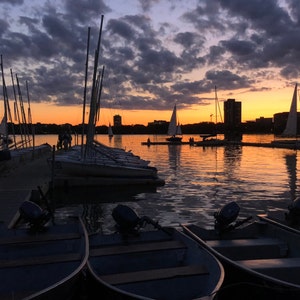 Minneapolis Sailing Center Sunset, 8x10 mattierter Druck