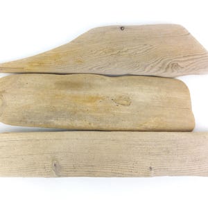 Beige drijfhoutplanken 31-43 cm rustiek blanco strandborden Naamkaartjes oceaan Plaatskaarten kust Drijfhout kunstvoorraad rekwisieten