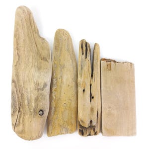 Tablas de madera flotante planas, material de arte, 6,2-11,2'' (16-28,5 cm), pequeñas tablas de playa para pintar, etiquetas de nombre rústicas, decoración de casas de playa, exhibición, accesorios