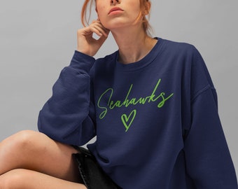 seahawks off the shoulder sweatshirt