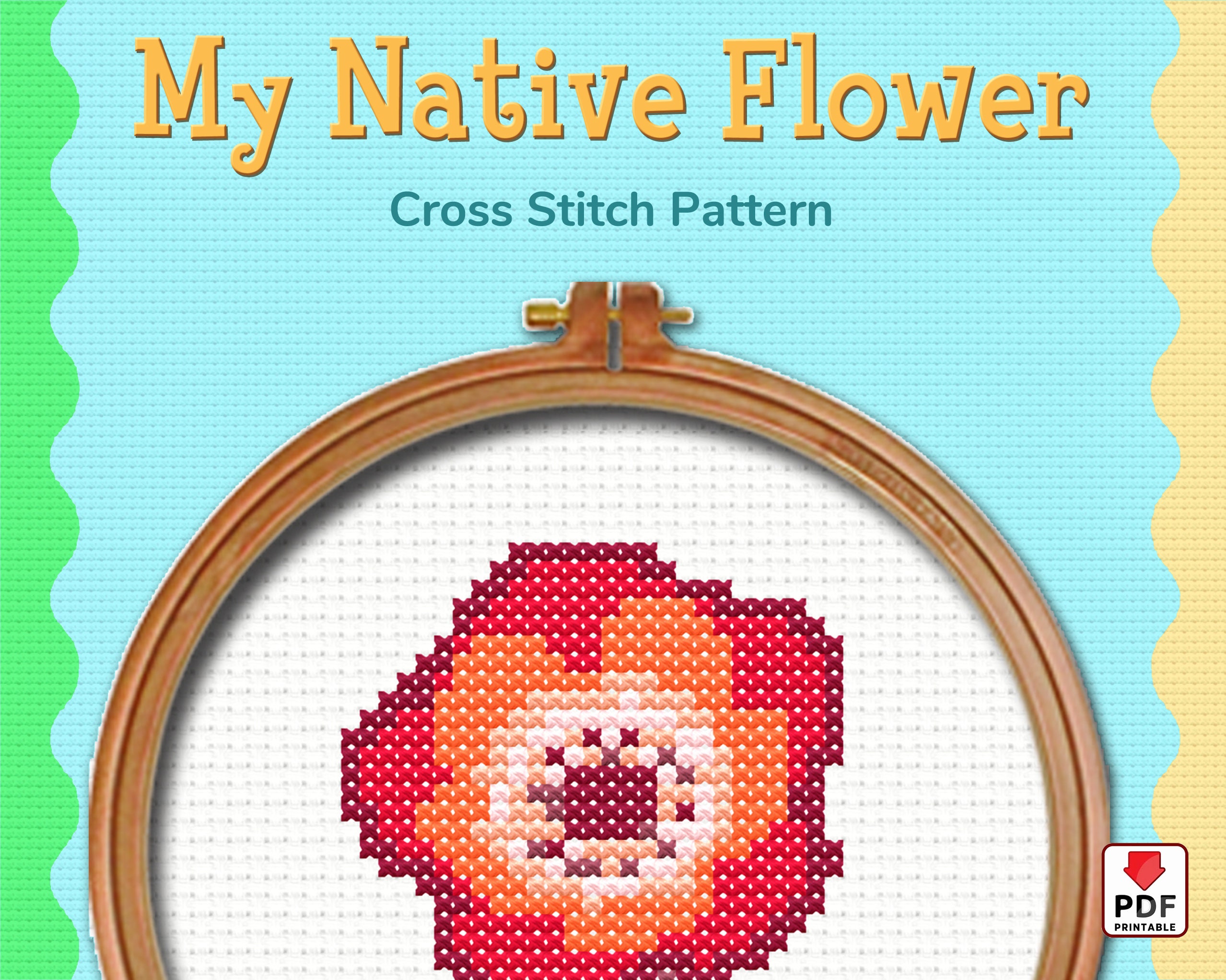 PDF instant download digital file My native flower Animal Crossing New