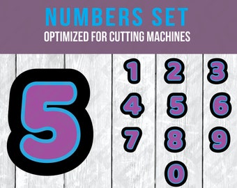 Download Layered Number Svg Etsy