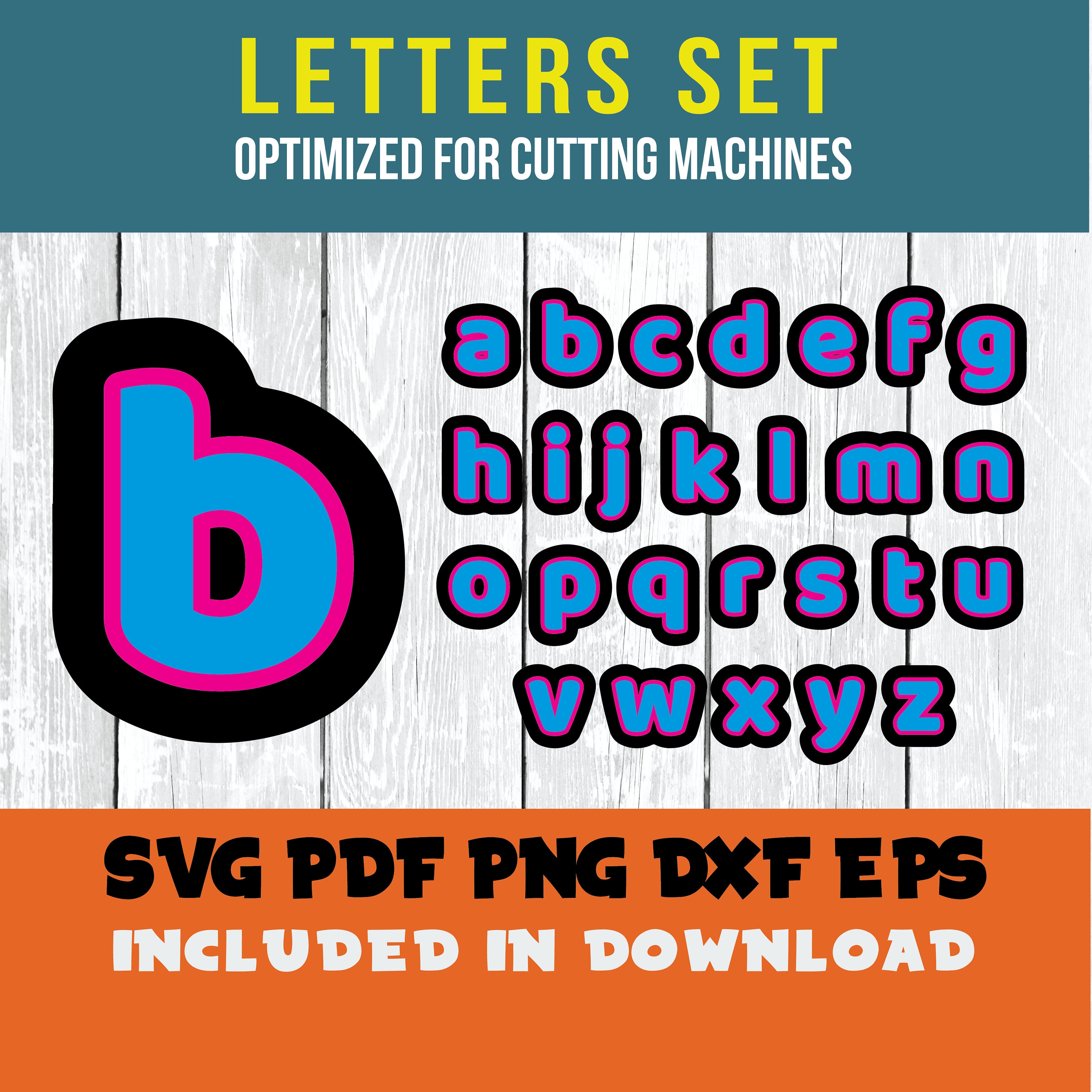 Alphabet Svg for Cricut and Other Cutting Machines. Layered Svg Cut ...