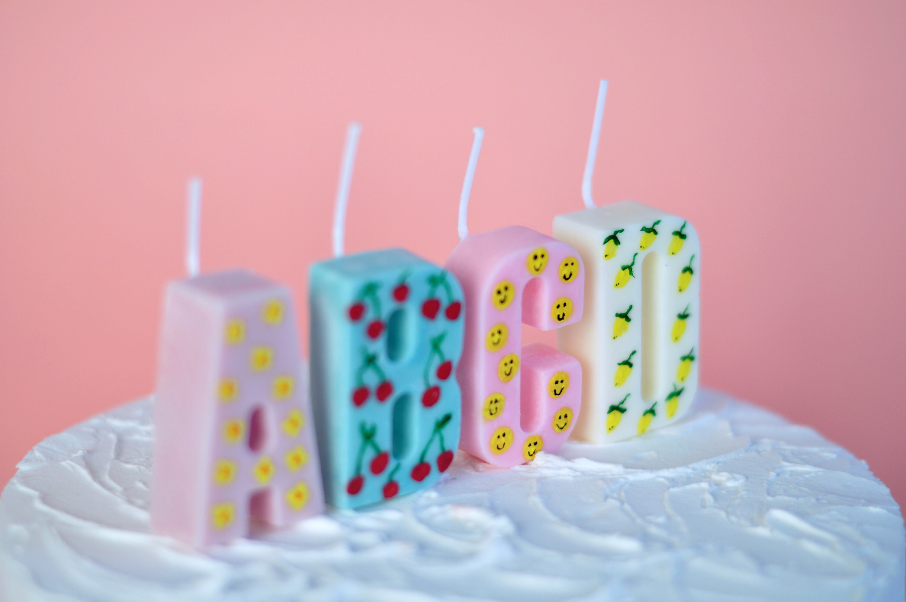 Personalized Birthday Candles Cake Toppers Letter Candles Etsy UK