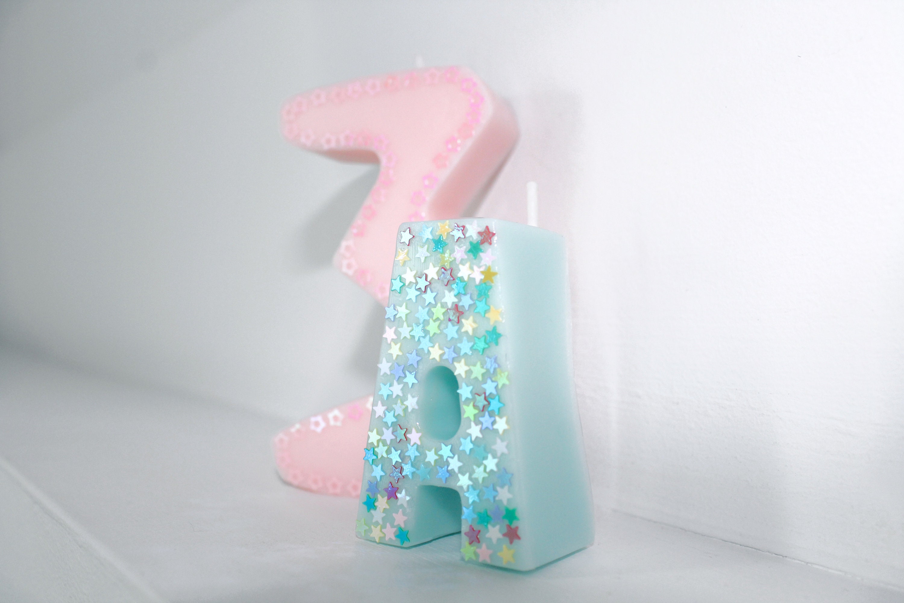 Birthday Candle Letter Candles Personalized Candles Cake Etsy