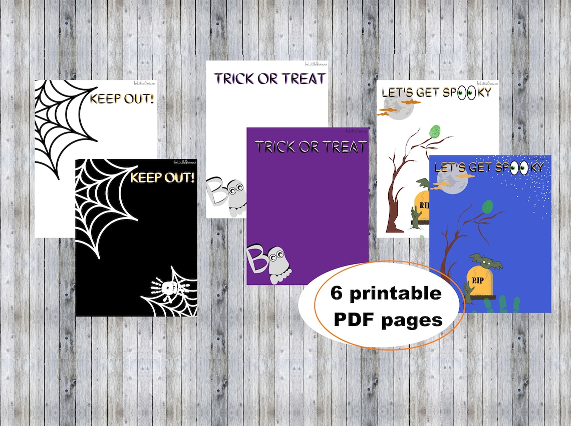 Printable Halloween Art Projects For Kids DIY Halloween Kid Etsy