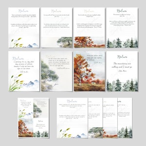 Nature Printable, Cursive Handwriting, Print Handwriting, Charlotte Mason, Homeschool Morning Menu, Copywork, Memorization, Wall Art