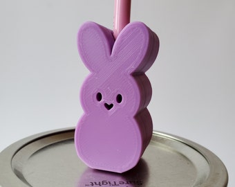 Bunny Candy Straw Topper Straw Buddy -- Multiple Colors