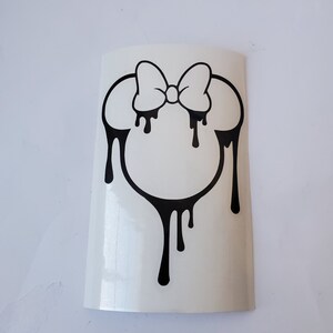 Minnie Mouse Drippy Open Vinyl Sticker Decal Multiple - Etsy