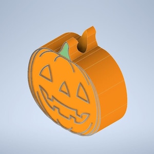 Jack O&#39; Lantern Straw Topper STL File For 3D Printing