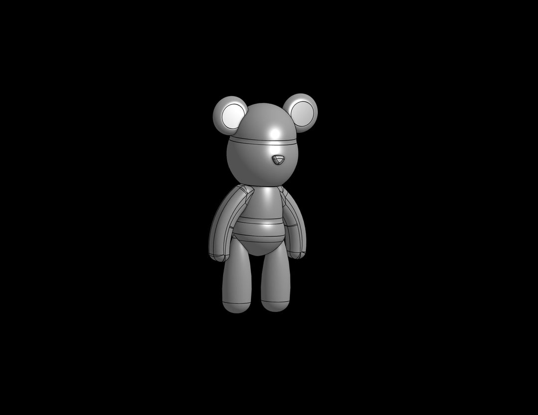 Full Three Dimensional Bear Model STL File for 3D Printing - Etsy