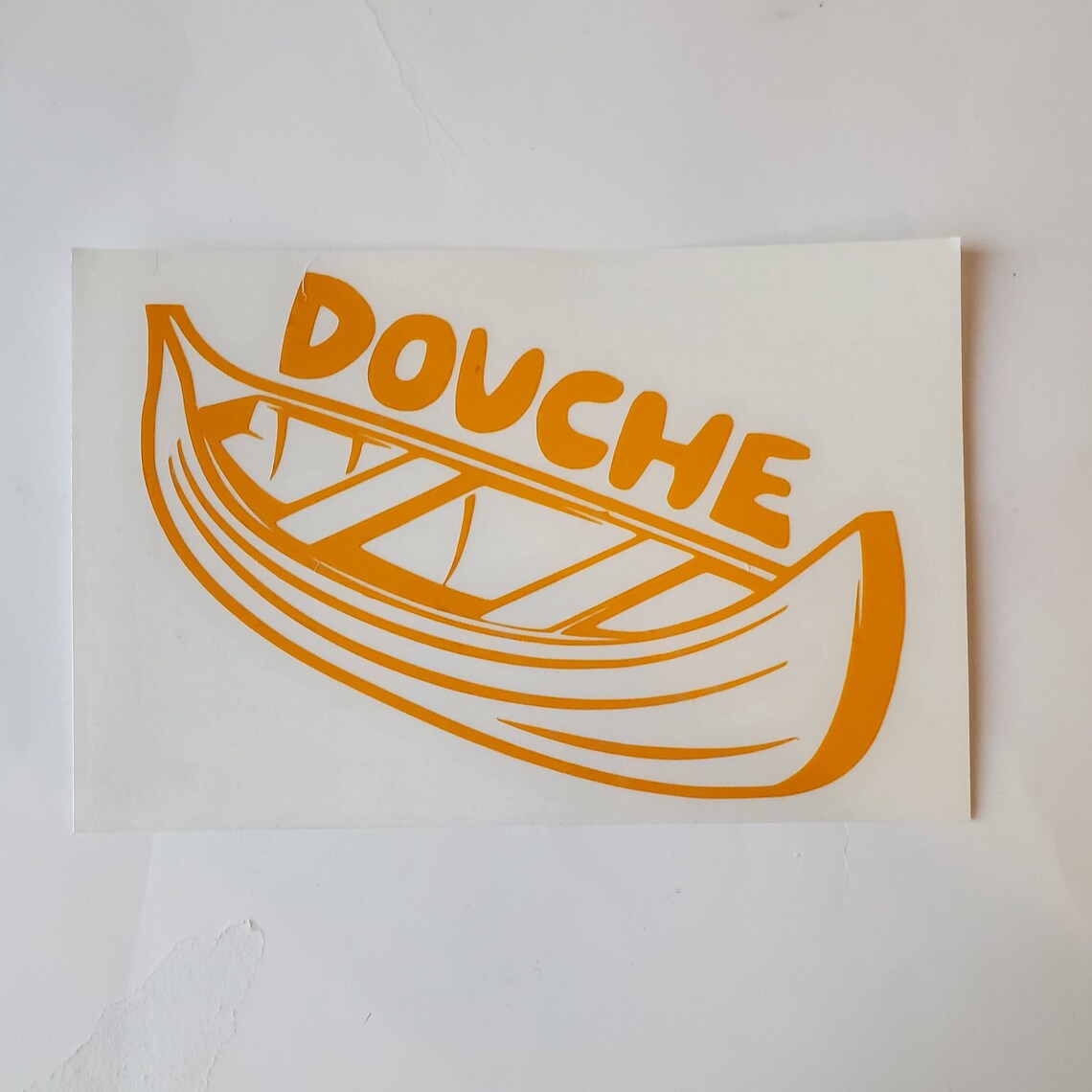 Douche Canoe Vulgar Vinyl Sticker Decal Multiple Colors Etsy