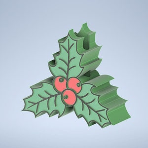 Mistletoe Straw Topper STL File For 3D Printing