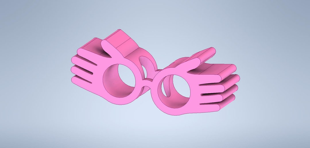 Luna Lovegood Glasses Straw Topper STL File for 3D Printing - Etsy