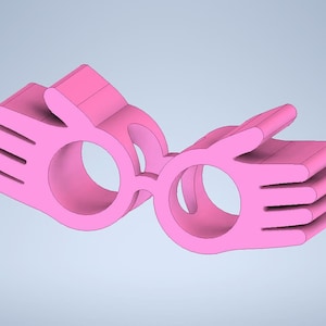 Luna Lovegood Glasses Straw Topper STL File For 3D Printing