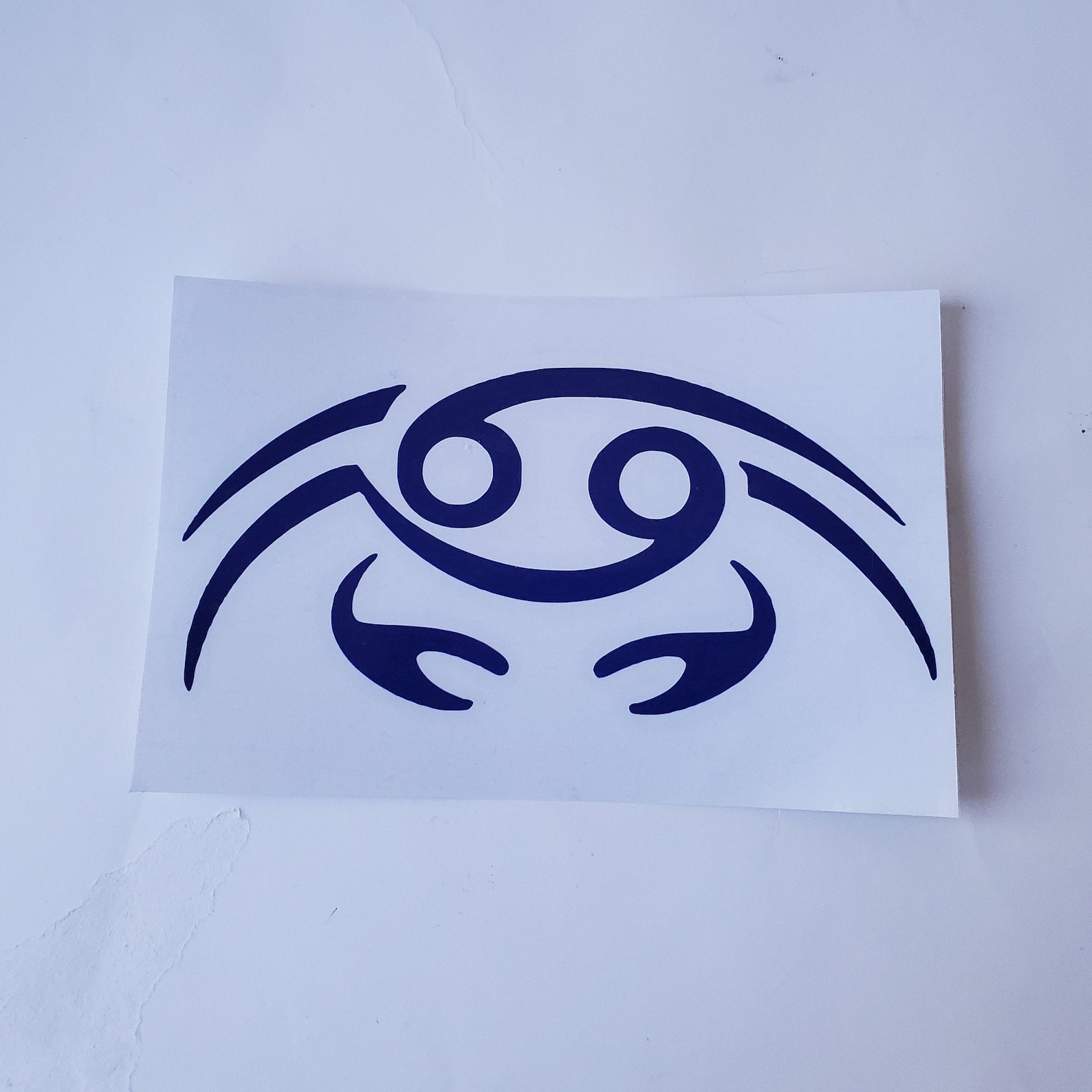 Cancer Zodiac Sign Vinyl Sticker Decal Multiple Colors | Etsy