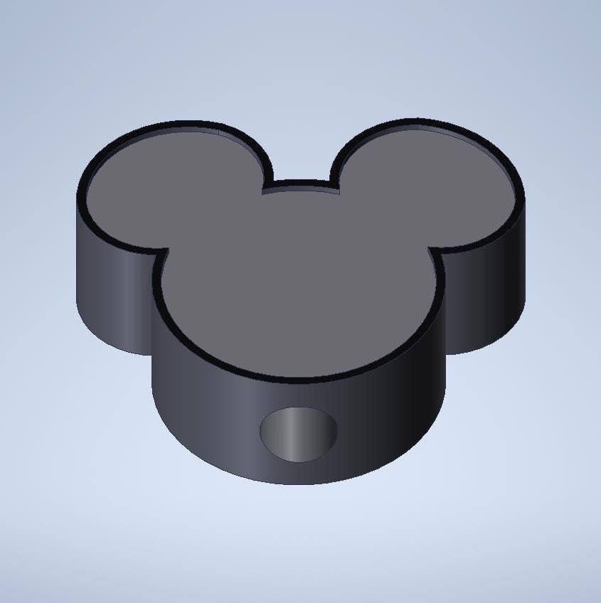 3D file Mickey Straw Topper 👽・3D printer design to download・Cults