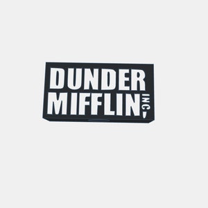 Dunder Mifflin Inc. the Office TV Show Straw Topper STL File for 3D ...