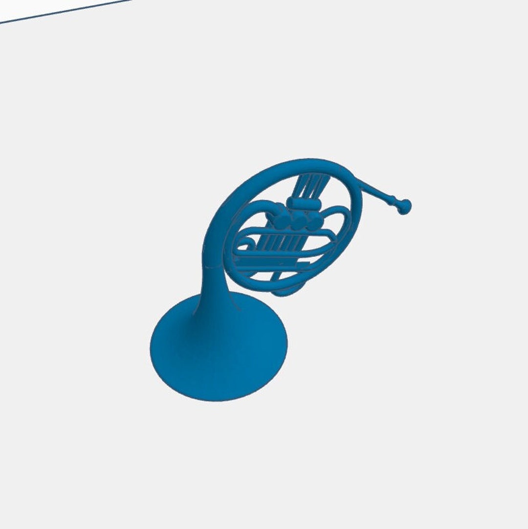 Blue French Horn How I Met Your Mother STL File for 3D Etsy