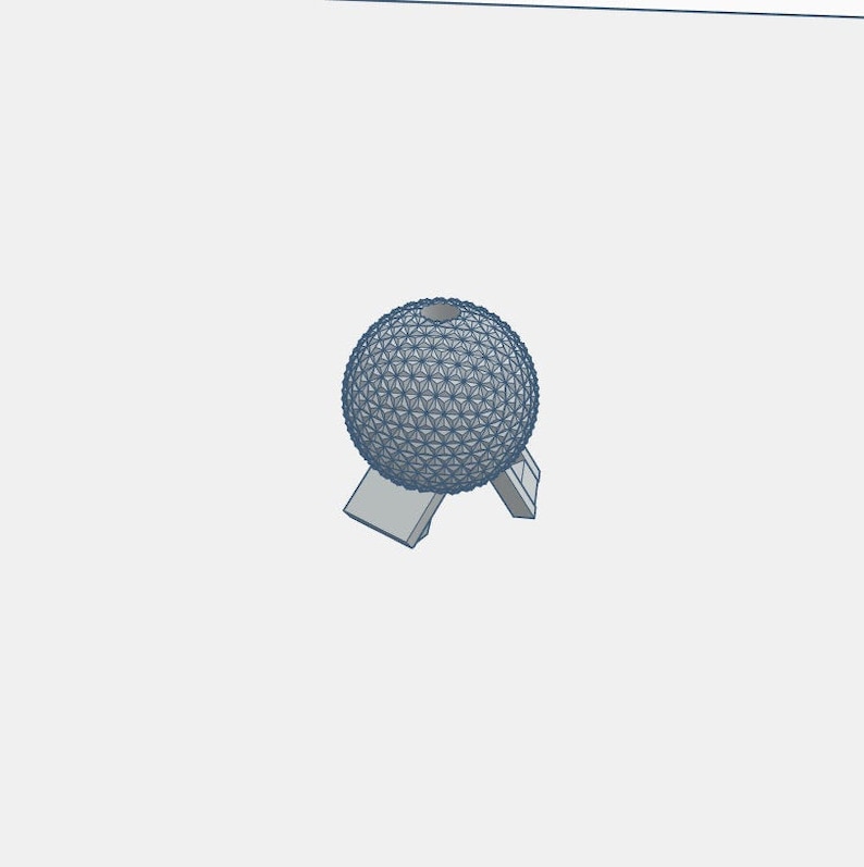 Epcot Spaceship Straw Topper STL File For 3D Printing