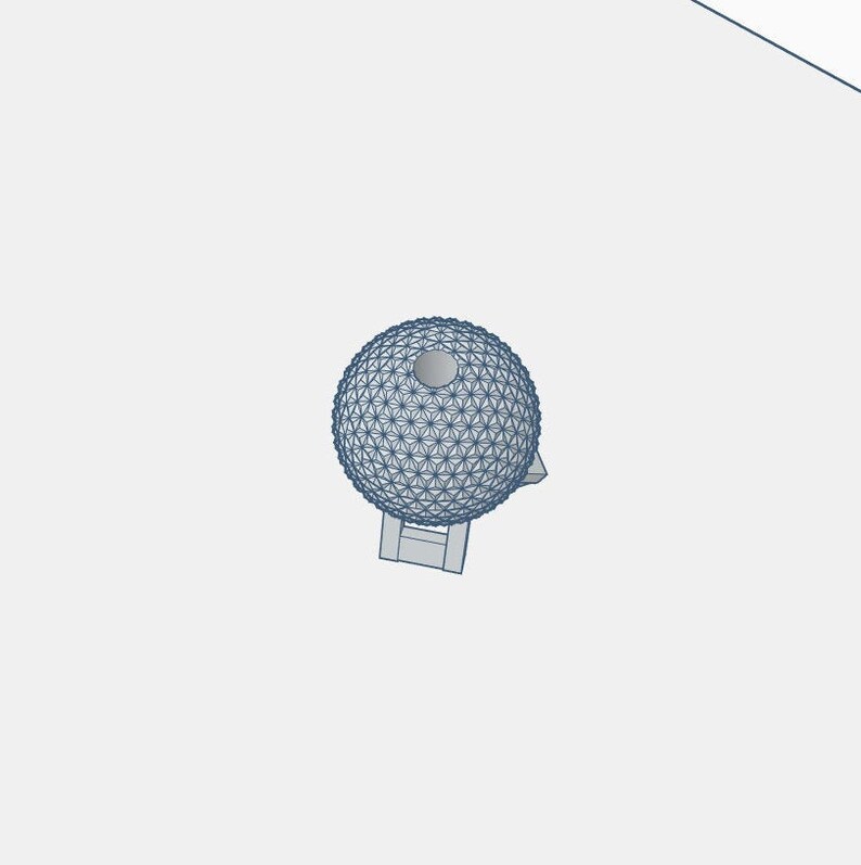 Epcot Spaceship Straw Topper STL File For 3D Printing