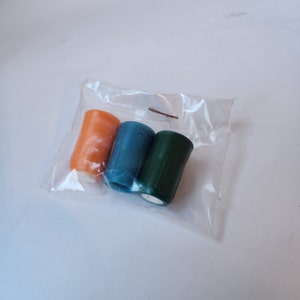 Vintage Mobius and Ruppert M+R 0970 Plastic Grip Diameter Adapters - Set of 3