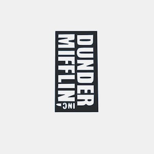 Dunder Mifflin Inc. the Office TV Show Straw Topper STL File for 3D ...