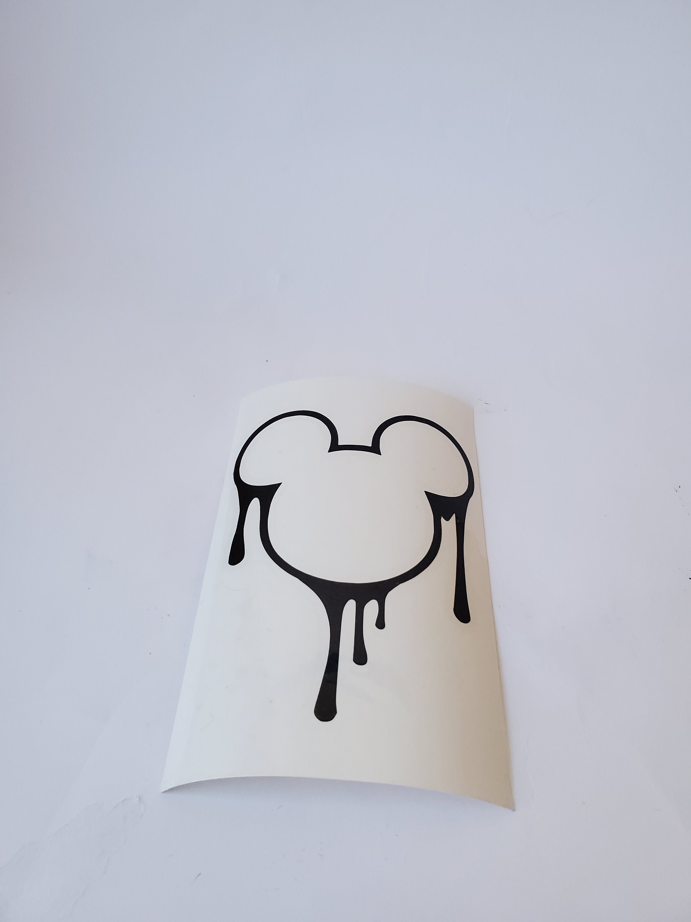 Mickey Mouse Drippy Open Vinyl Sticker Decal Multiple - Etsy UK