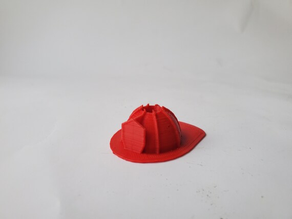 Firefighter Helmet Straw Topper Straw 