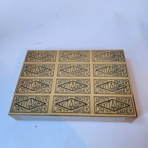Vintage VITAGUM NO.3 Dry Cleaner Artist Erasers - Full Box - NEW