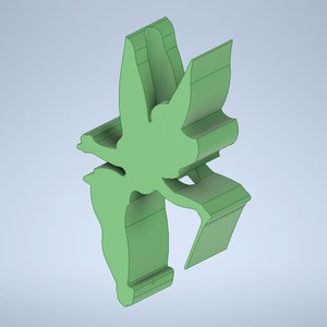 Fairy Silhouette Stroh Topper STL Datei für 3D Druck