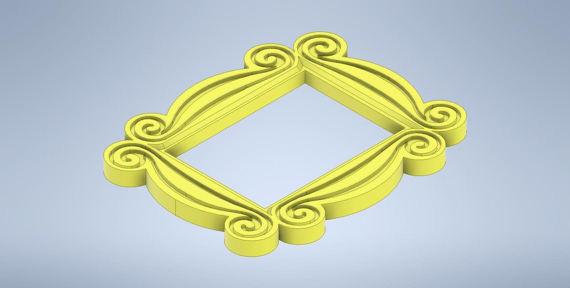 Friends Picture Frame STL File for 3D Printing Etsy