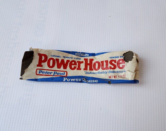 Powerhouse Candy Bar 196070s Product Packaging RARE Etsy