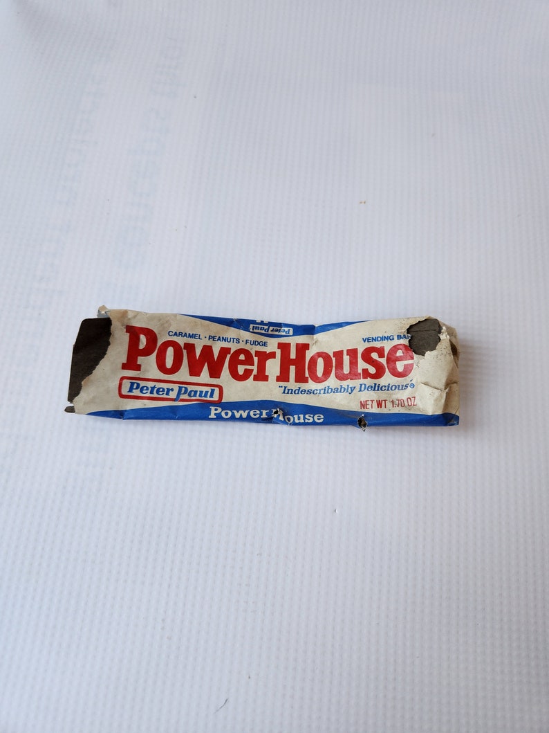 Powerhouse Candy Bar 196070s Product Packaging RARE Etsy