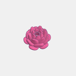 Lotus Flower Straw Topper STL File For 3D Printing