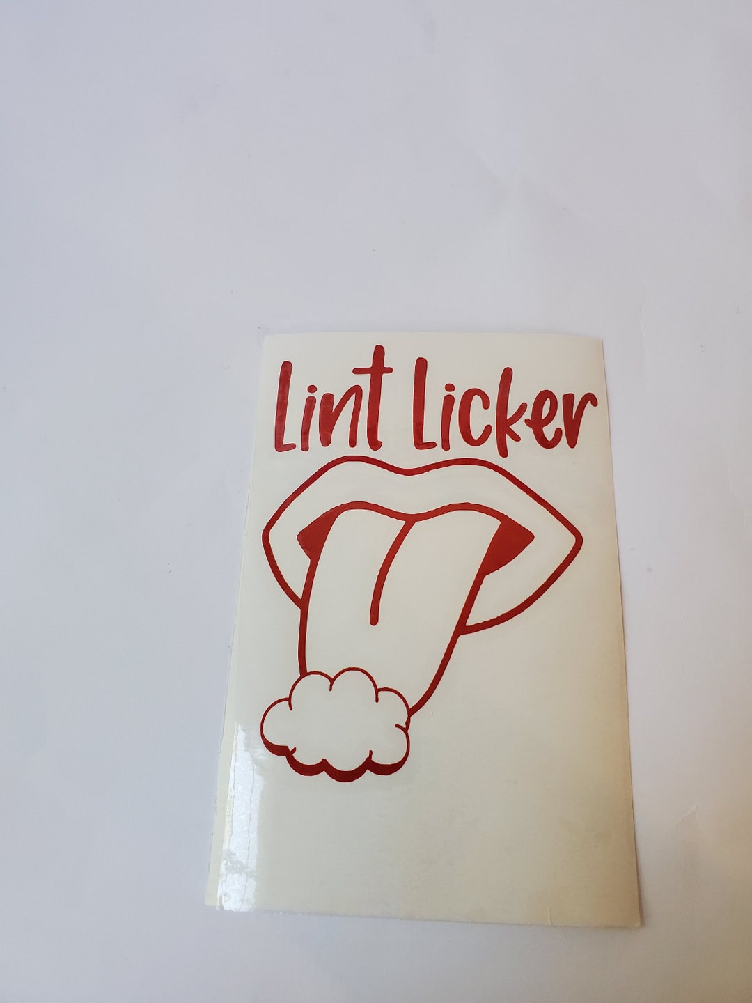 Lint Licker Vulgar Vinyl Sticker Decal -- Multiple Colors - Etsy