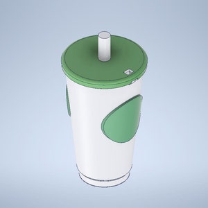 Starbucks Cup Keychain With Straw STL File For 3D Printing