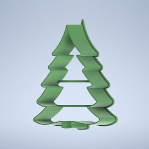Christmas Tree Cookie Cutter STL File For 3D Printing