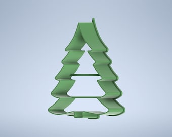 Christmas Tree Cookie Cutter STL File For 3D Printing