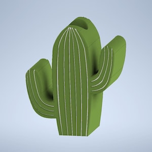 Cactus Straw Topper STL File For 3D Printing