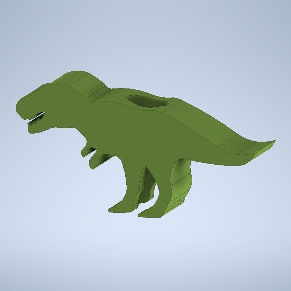 TRex Dinosaur Straw Topper STL File For 3D Printing Etsy