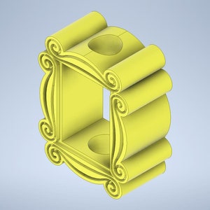 Friends Frame Stroh Topper STL Datei für 3D Druck
