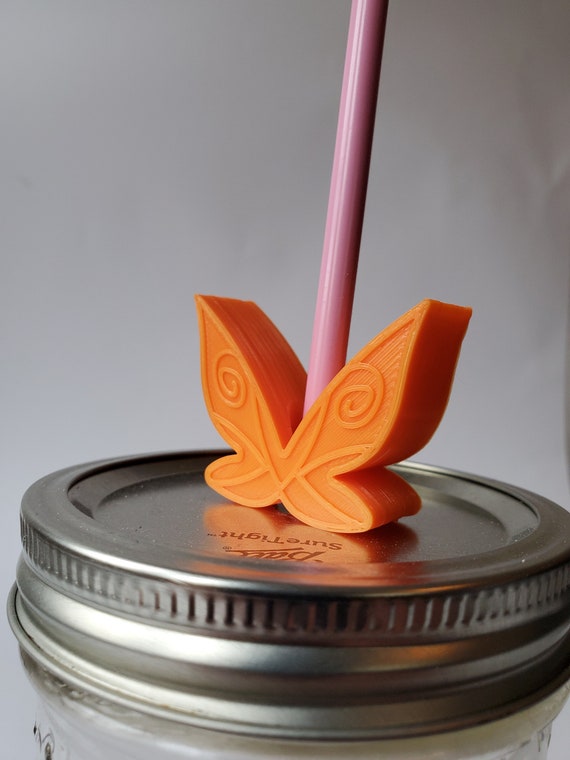 Fairy Wings Straw Topper Tinkerbell Wings Straw Topper Tumbler Accessories  Disney Accessories Princess Tumbler 