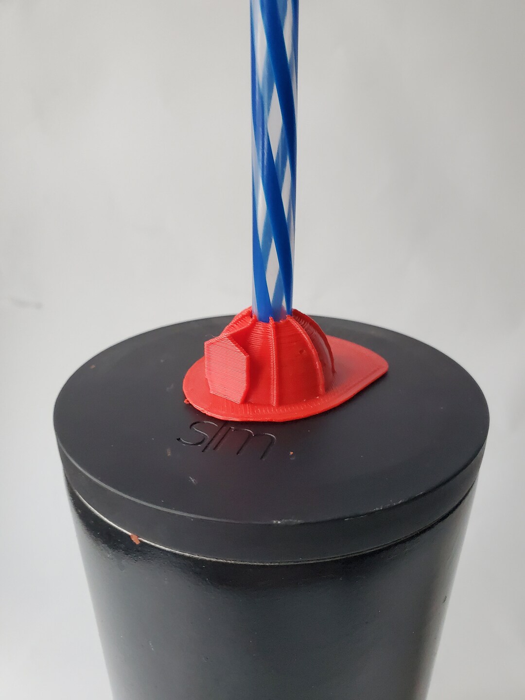 Firefighter Helmet Straw Topper Straw Buddy Multiple Colors Etsy