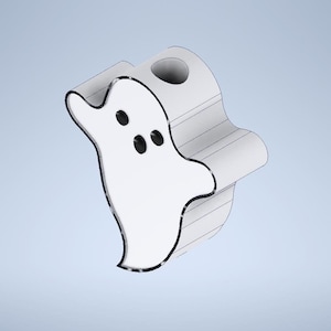 Ghost Straw Topper STL File For 3D Printing