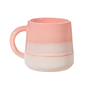 Mojave Pink Mug, Glazed Coffee or Tea Cup, 360ml Capacity