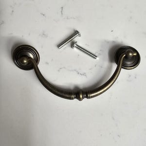 Antique bronze drop handle set of 6